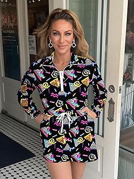 Amazon.com: Bealin Women's Color Block 2 Piece 80s 90s